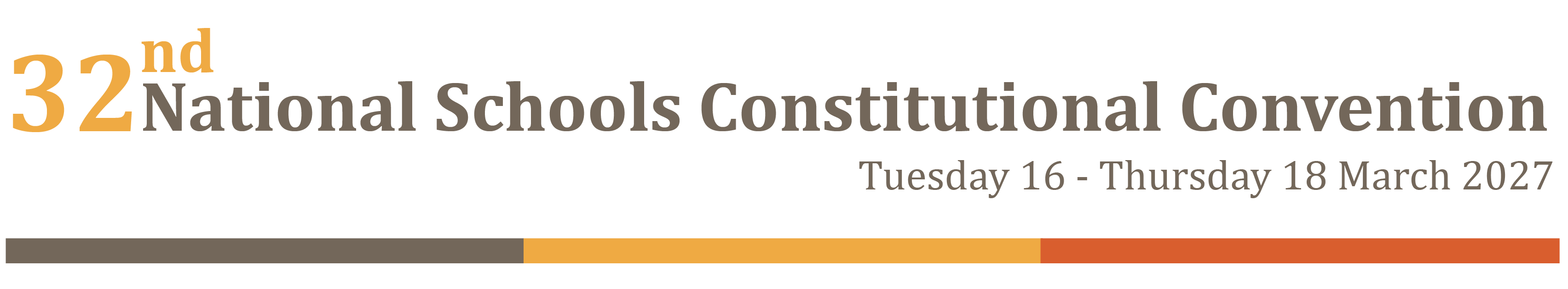 32nd National Schools Constitutional Convention